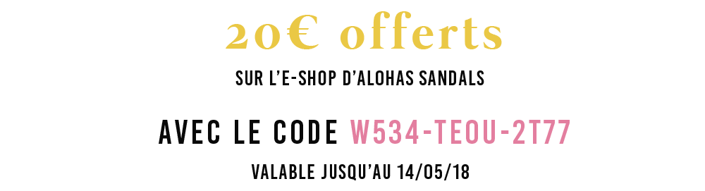 Les espadrilles d'été d'Alohas Sandals • Les Bons Détails