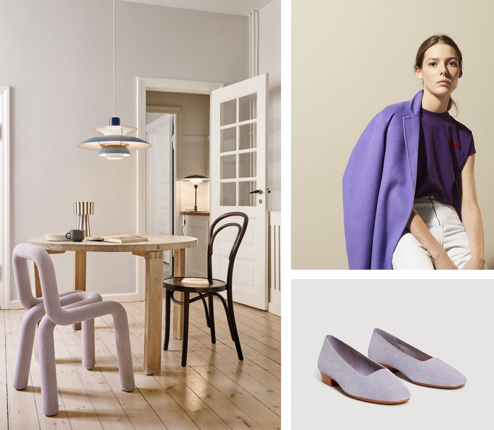 Nuancier bleu lavande • Color blue lavender • Les Bons Détails