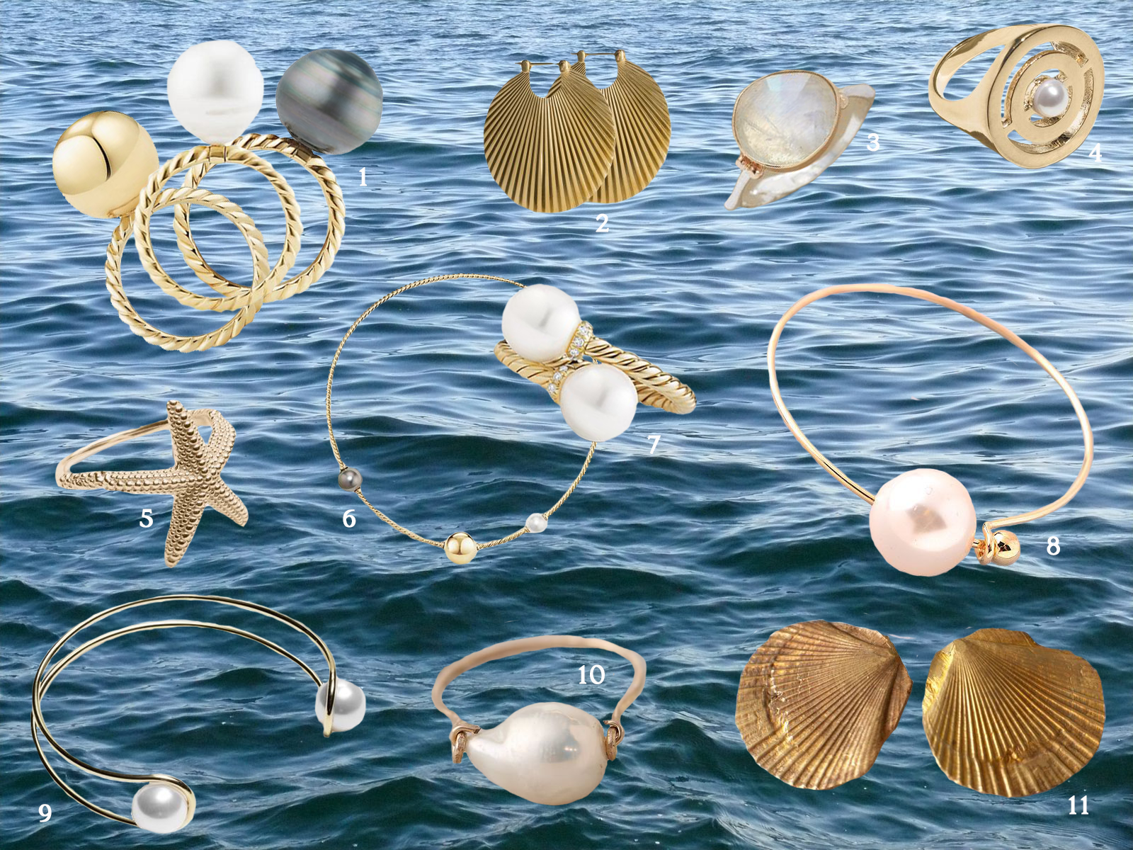 Bijoux de sirène • Perle, coquillage et nacre • Jewels from the sea • Les Bons Détails