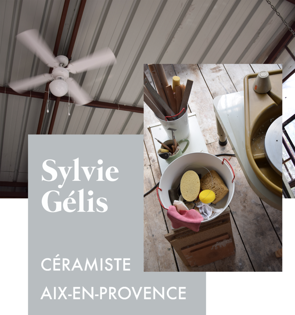 Visite privée : l'atelier d'été de Sylvie Gélis, céramiste à Aix-en-Provence • LES BONS DÉTAILS