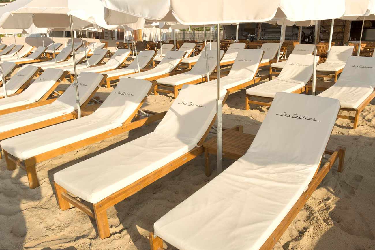 Les Cabines, plage privée, LES BONS DÉTAILS